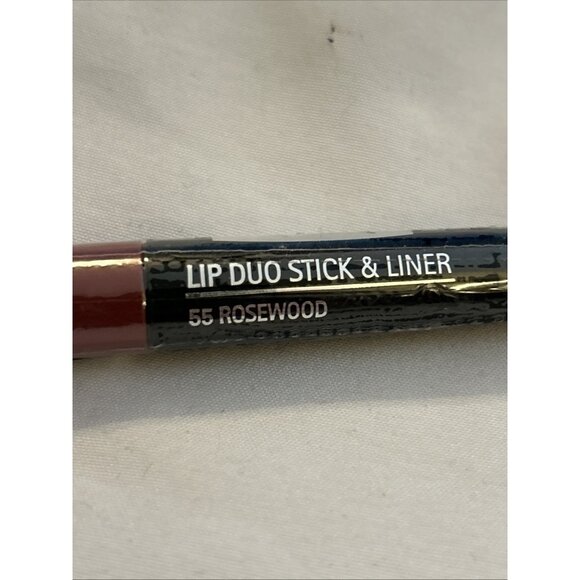 Isadora Perfect Lip Duo Stick & Liner Lipliner #55 Rosewood color Super Rare New - Picture 3 of 9